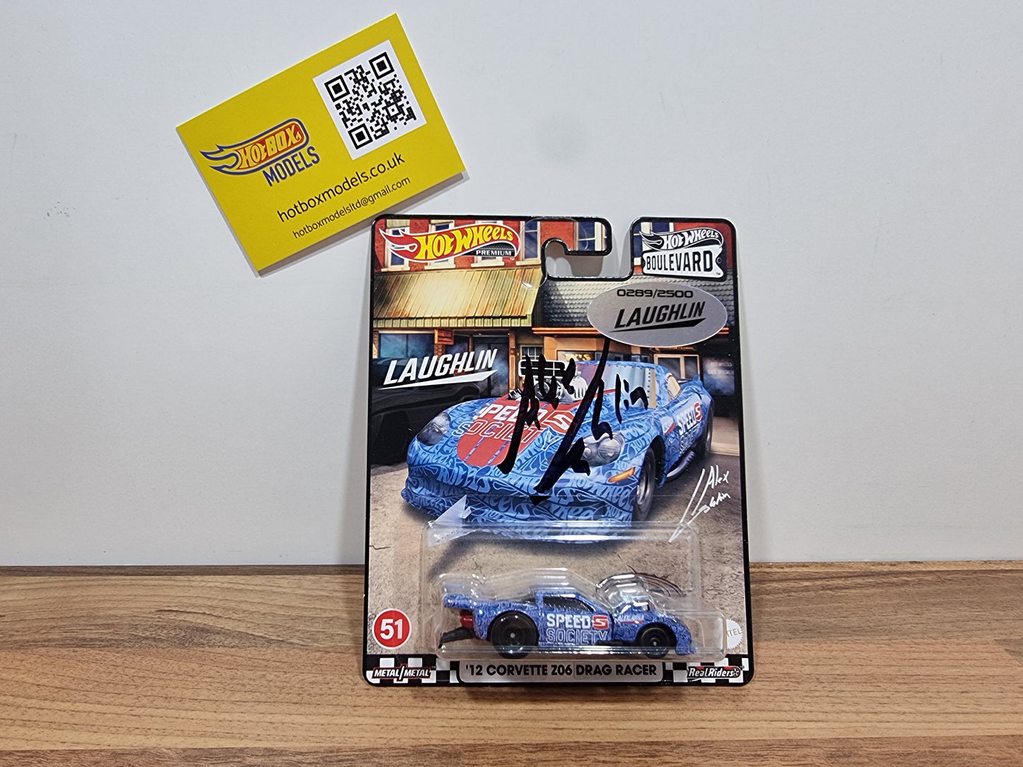 Hot Wheels '12 Corvette Z06 Drag Car (Signed)