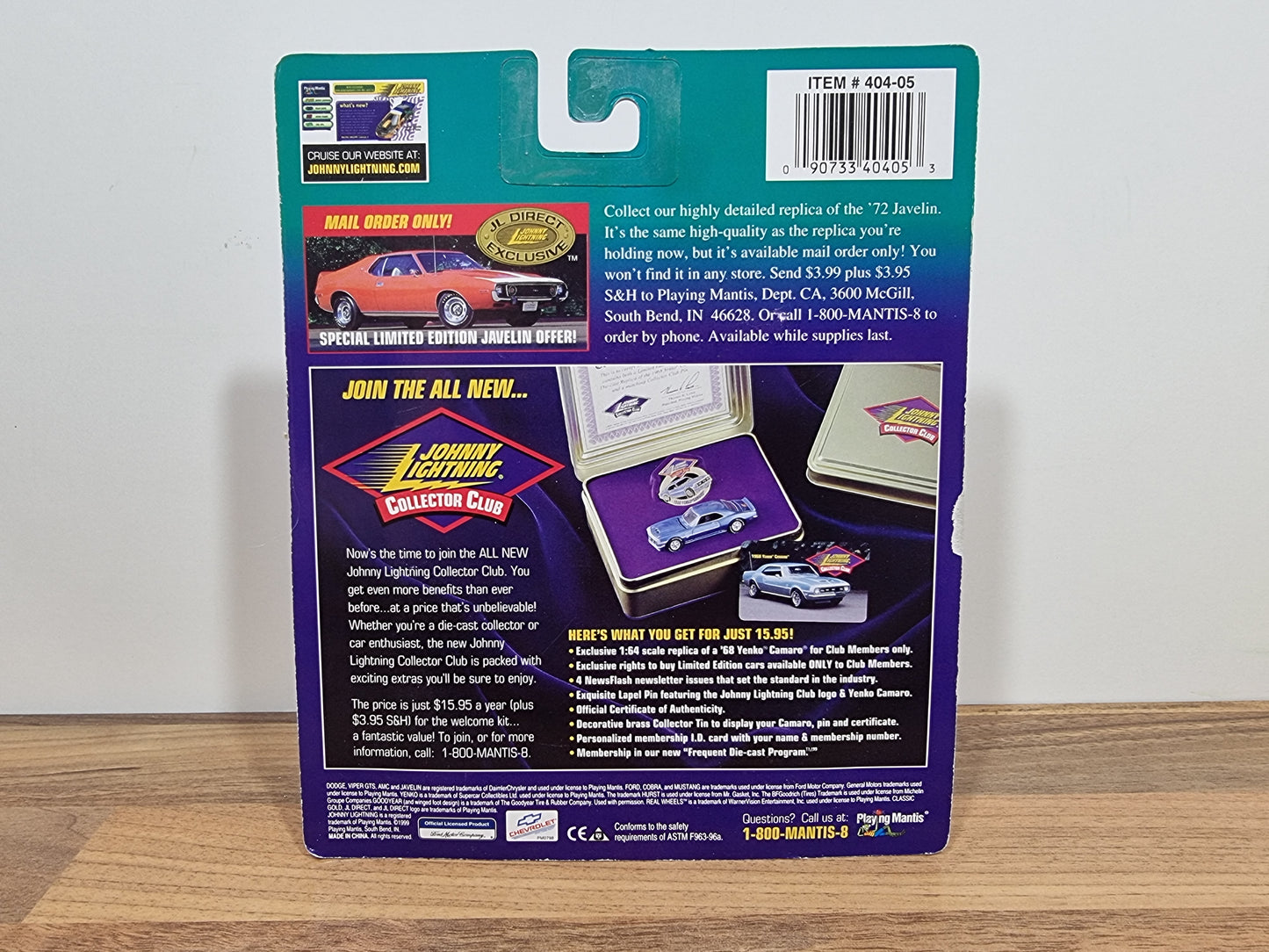 Johnny Lightning 1965 Ford Mustang