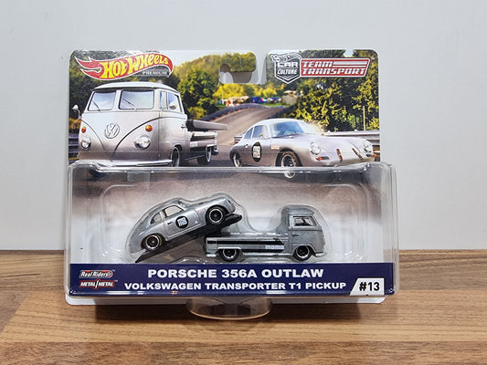 Hot Wheels Porsche 356A Outlaw, Volkswagen Transporter T1 Pickup