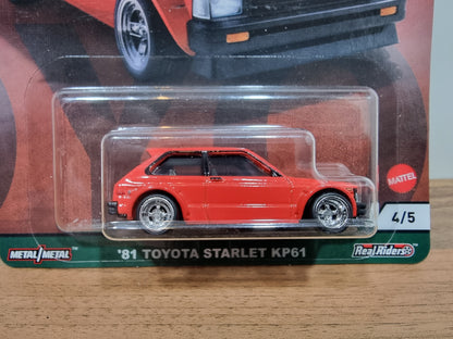 Hot Wheels '81 Toyota Starlet KP61
