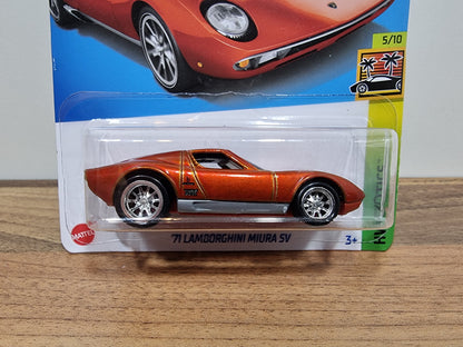 Hot Wheels '71 Lamborghini Miura SV