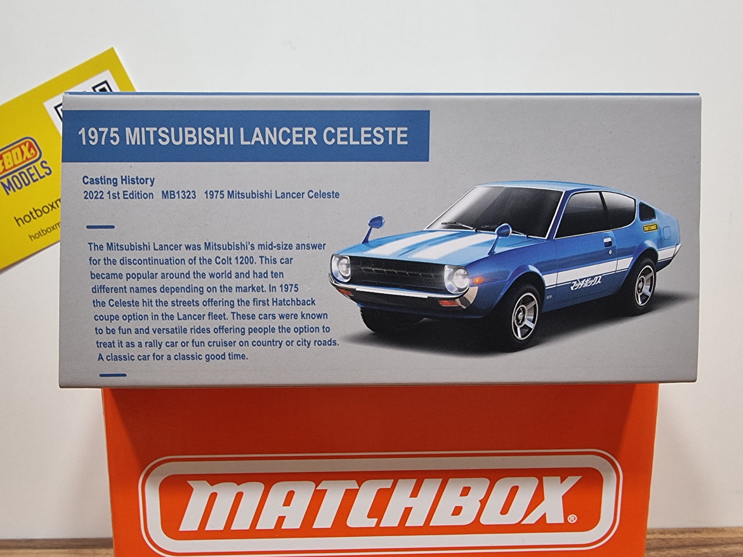 Matchbox 1975 Mitsubishi Lancer Celeste