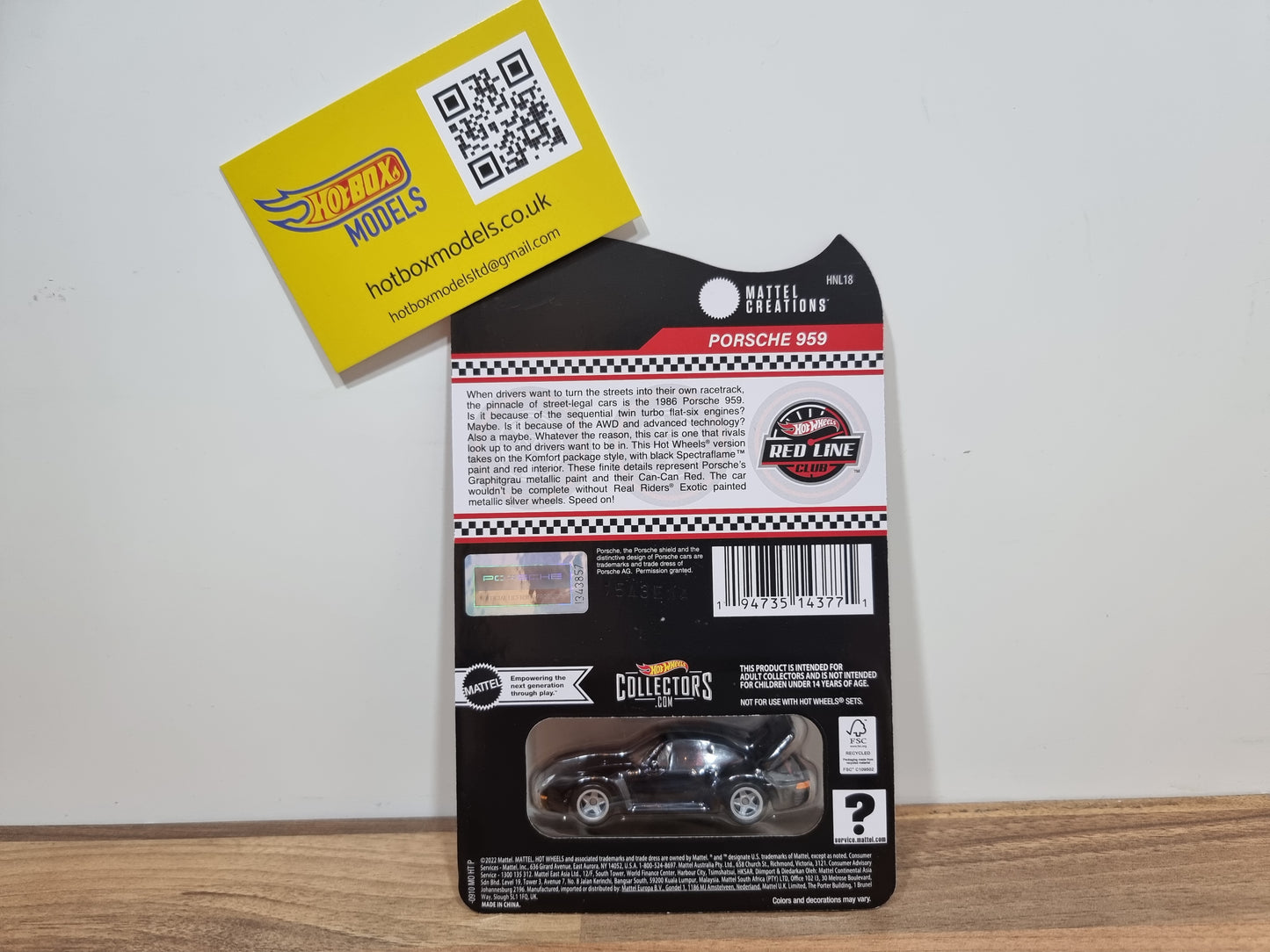 Hot Wheels Porsche 959